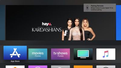 apple tv remote pair