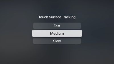 apple tv siri remote tracking settings