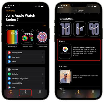 apple watch photos face 1